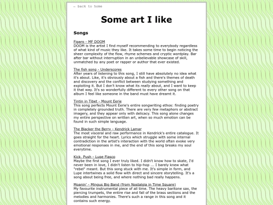 blogs/artilike screenshot