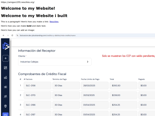 index screenshot