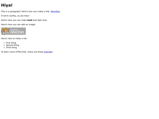 index screenshot
