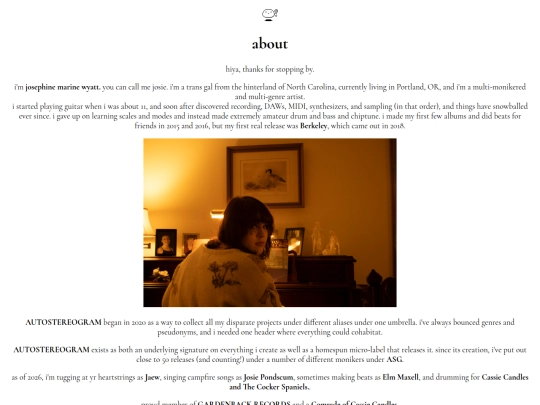 info screenshot