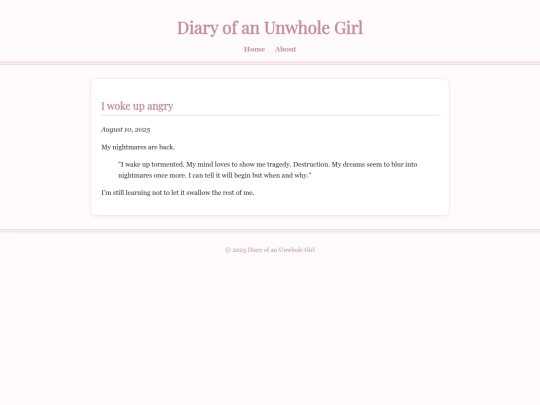 entries/first-entry screenshot