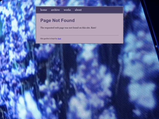 not_found screenshot