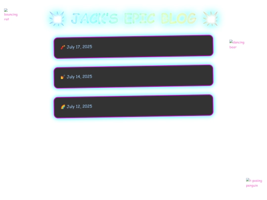 blog screenshot