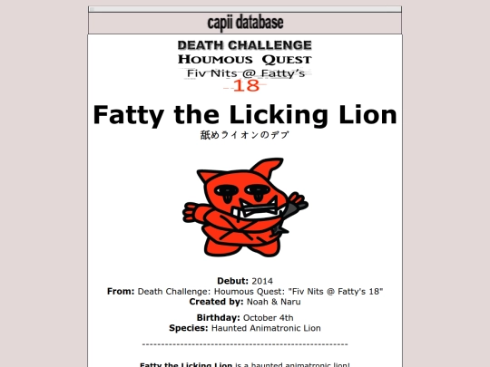 database/2014/fatty screenshot