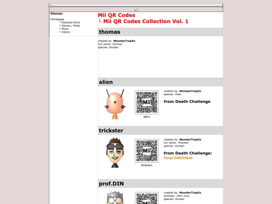 miiqrcodes/miiqrc1 screenshot