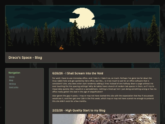 blog screenshot