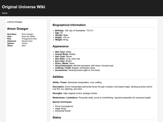characters/amon-draegor screenshot