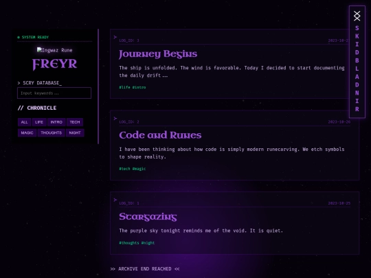 index screenshot