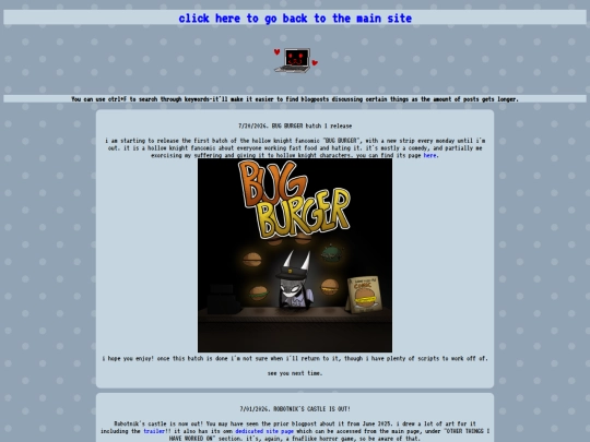 DogBlog screenshot