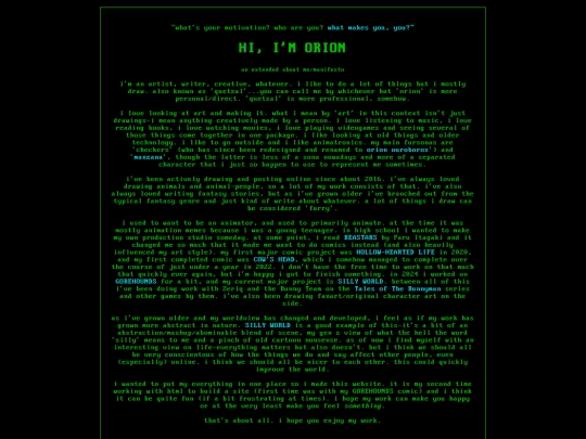 aboutme screenshot