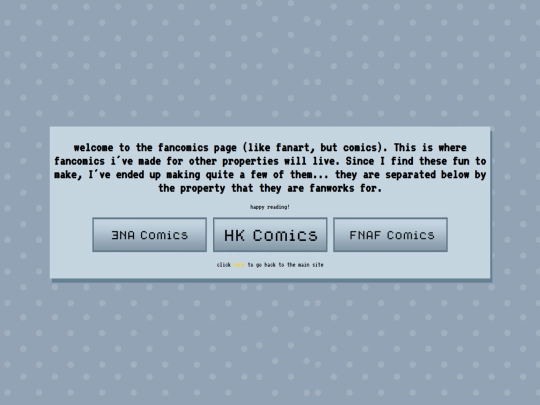 fancomicsdirectory screenshot