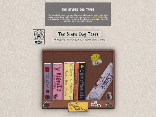 stupiddogtapes/dogtapeslanding screenshot