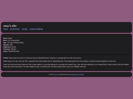 ongoing/fallenstar/characters/sylvia screenshot