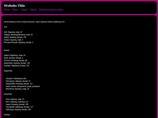 ongoing/venomwings/characters/updatelist screenshot