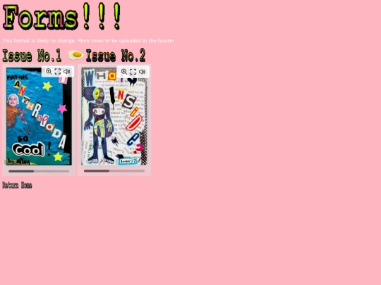 zines screenshot