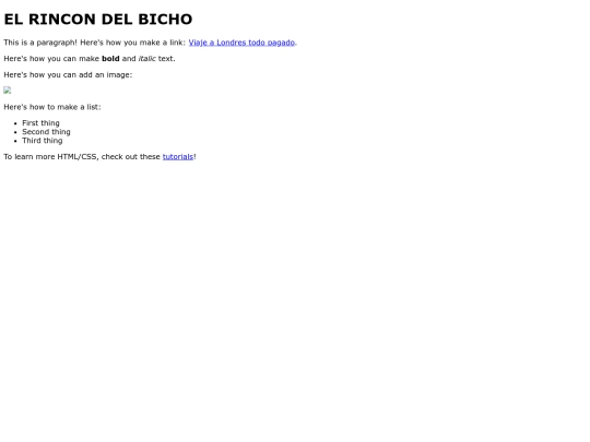 index screenshot