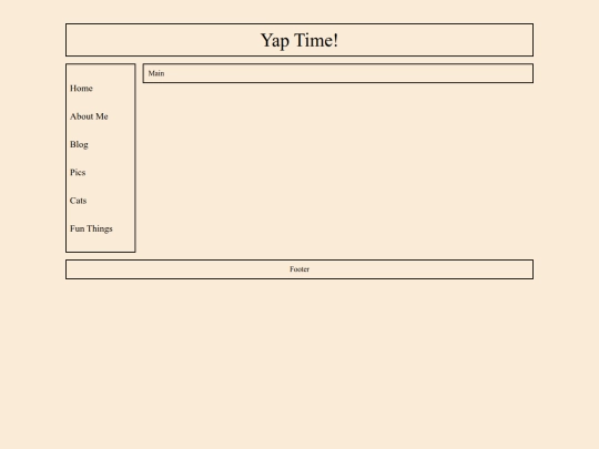 Blog screenshot