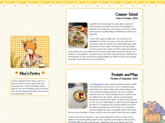 quarters/foodlog screenshot