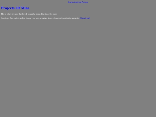 projects screenshot