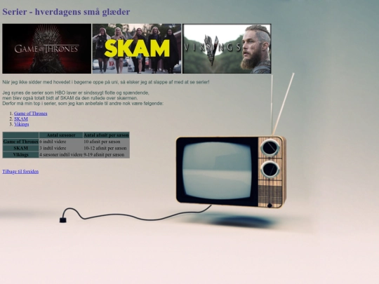 serier screenshot