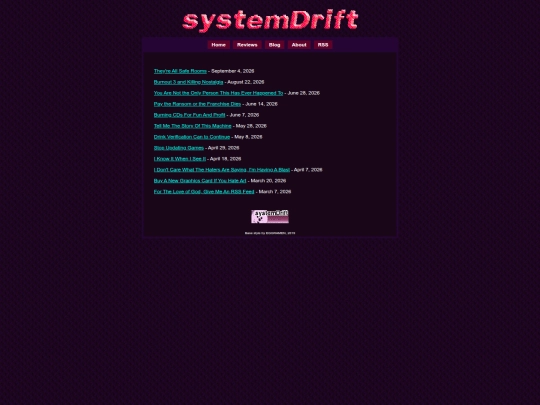blog screenshot