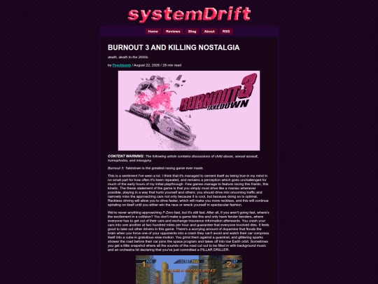blog/burnout-3-and-killing-nostalgia screenshot
