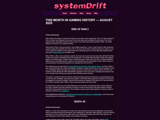 reviews/backloggd_archives/thismonthingaminghistory-aug25 screenshot