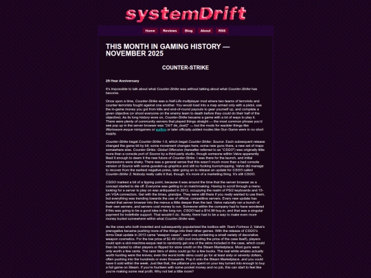 reviews/backloggd_archives/thismonthingaminghistory-nov25 screenshot