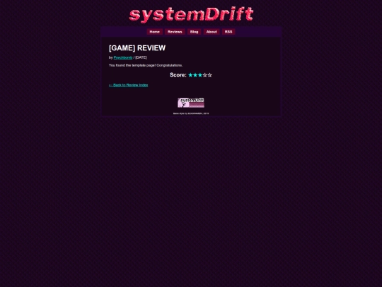 reviews/template screenshot