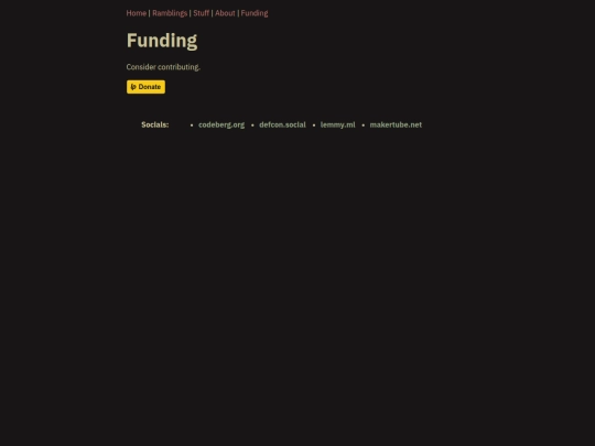 funding screenshot