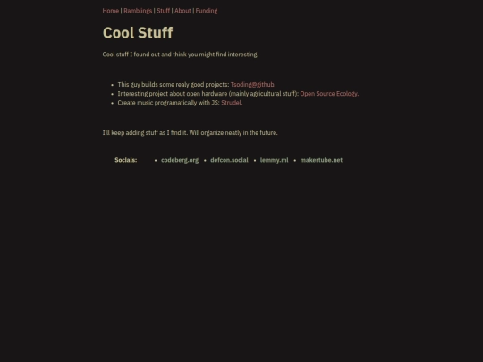 stuff screenshot
