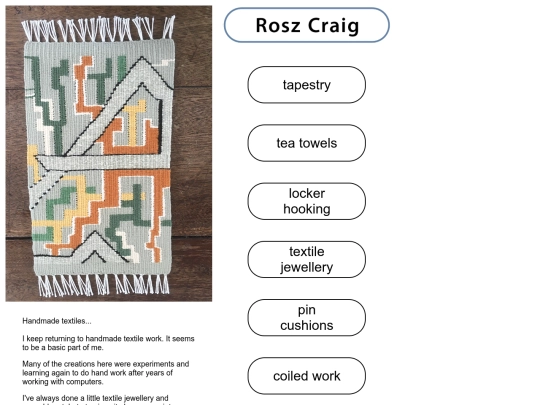 textiles screenshot