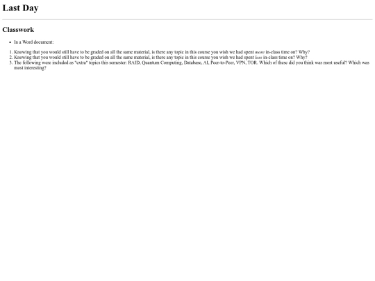 102/class/Extras/lastday screenshot