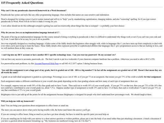115/info/115FAQ screenshot