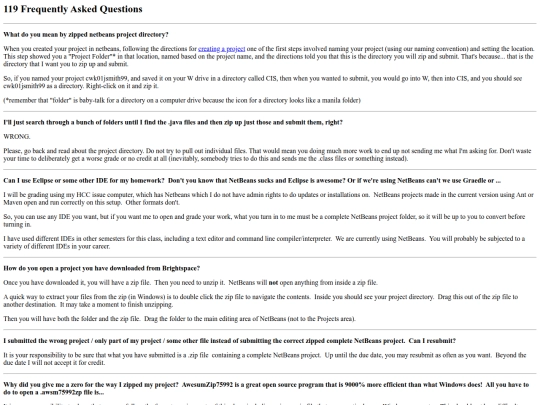 119/119FAQ screenshot