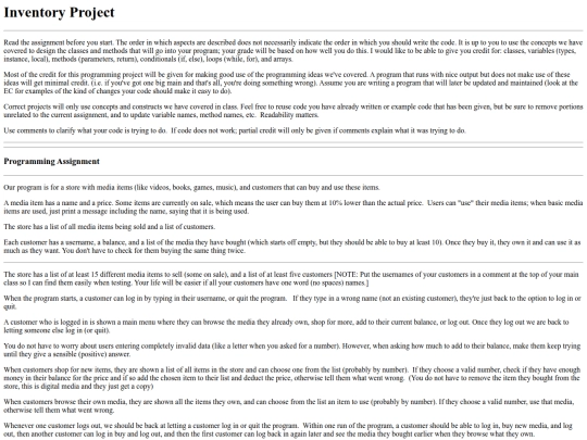 119/Projects/03-Inventoryshorter screenshot