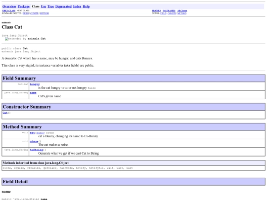119/class/119-04-UsingObjects/javadoc/Cat screenshot