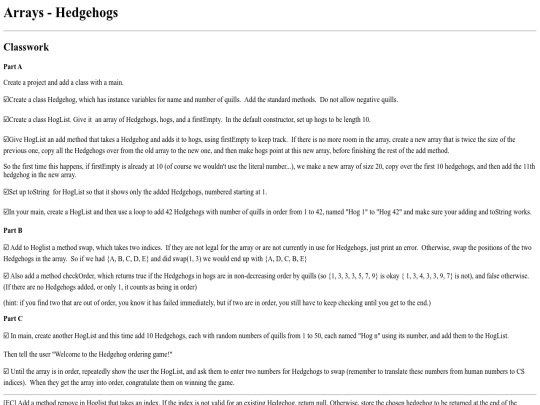 119/class/119-23-ArrayHedgehogs/class screenshot
