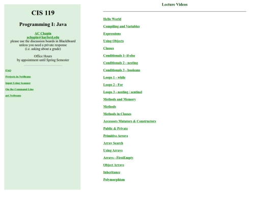 119/lectures screenshot