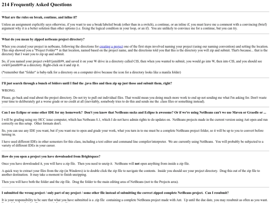 214/214FAQ screenshot
