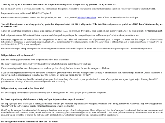 info/genFaq screenshot