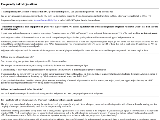 mainFAQ screenshot