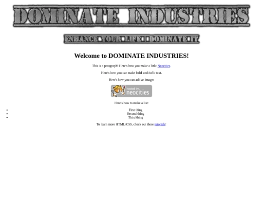 index screenshot