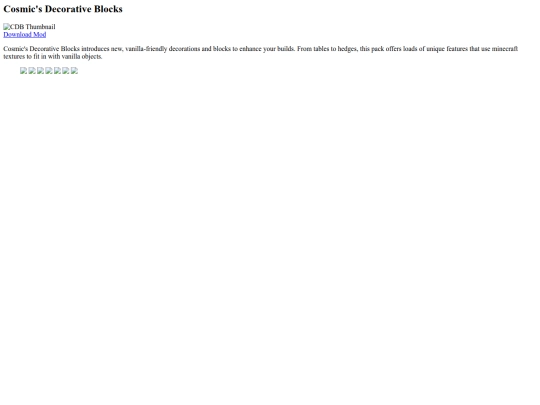 pages/Cosmics-Decorative-Blocks screenshot