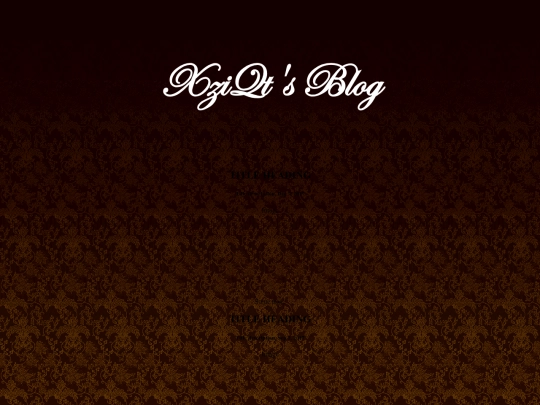 Blog screenshot