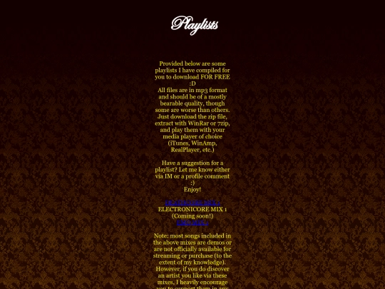 playlists screenshot