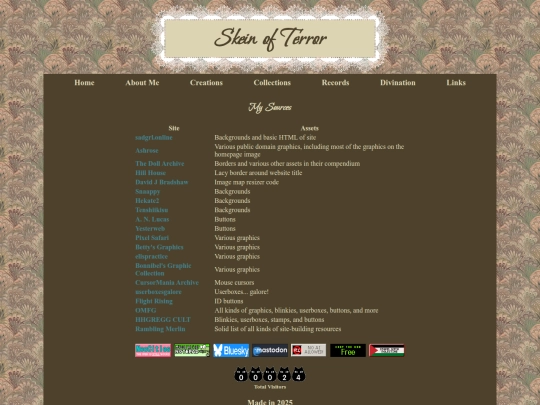 links screenshot