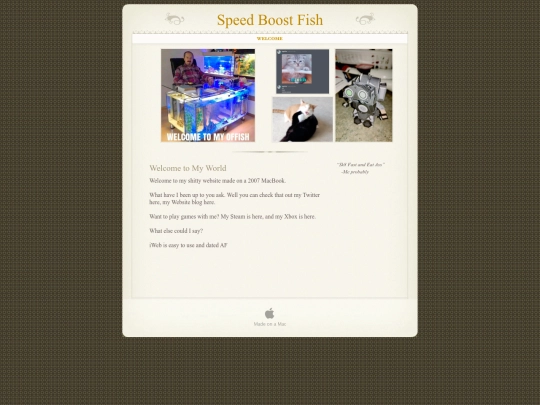 Welcome screenshot