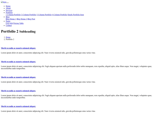 portfolio-2-col screenshot