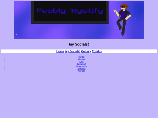 links screenshot